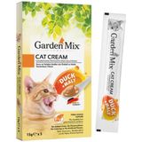 Garden Mix Cat Cream Ördekli & Maltlı Krema Kedi Ödülü 5x15 Gr