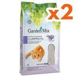 Garden Mix İnce Taneli Topaklaşan Lavantalı Doğal 10x2 lt Kedi Kumu