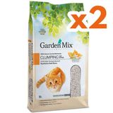 Garden Mix İnce Taneli Topaklaşan Portakallı Doğal 10x2 lt Kedi Kumu