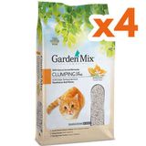 Garden Mix İnce Taneli Topaklaşan Portakallı Doğal 4x5 lt Kedi Kumu