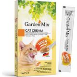 Garden Mix Kedi Kremasi Ördek+Malt 5 x 15 gr x 3 Adet Sptgl