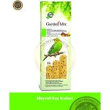 Garden Mix Platin Meyveli Muhabbet Kuş Krakeri 3'lü - Garden Mix Platin Meyveli Kuş Krakeri 3'lü