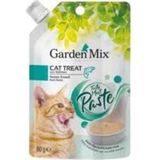 Garden Mix Somon Ezmeli Sıvı Kedi Ödül Maması 80 gr - Somonlu