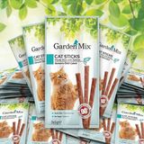 Garden Mix Somonlu Kedi Ödül Çubuğu (3 x 5 G) - 6 Adet
