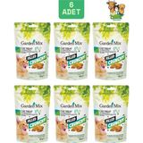 Garden Mix Somonlu & Ördekli Içi Dolgulu Kedi Ödül Maması 100 gr - 6 Adet