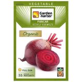 GARDEN NARTER Kırmızı Pancar Tohumu Doğal Organik Koyu Kırmızı Pancar Tohumu Pakette 5 gr 350 Tohum