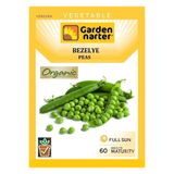 GARDEN NARTER Köy Bezelye Tohumu Doğal Organik Sofralık Bezelye Tohumu Pakette 25 gr 120 Tohum