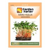 GARDEN NARTER Mikro Yeşillik Için Micro Organik Greçka Kara Buğday Tohumu Mikro Filiz Tohumu 50 gr 1400 Tohum