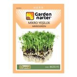 GARDEN NARTER Mikro Yeşillik Için Microgreen Organik Bezelye Tohumu Mikro Filiz Tohumu 30 gr 125 Tohum