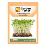 GARDEN NARTER Mikro Yeşillik Için Microgreen Organik Brokoli Tohumu Mikro Filiz Tohumu 500 Tohum