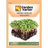 Garden Narter Mikro Yeşillik Için Microgreen Organik Çin Turpu Tohumu Mikro Filiz Tohumu 15 gr 1700 Tohum - 1 Paket