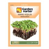 GARDEN NARTER Mikro Yeşillik Için Microgreen Organik Çin Turpu Tohumu Mikro Filiz Tohumu 15 gr 1700 Tohum