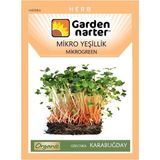 Garden Narter Mikro Yeşillik Için Microgreen Organik Greçka Kara Buğday Tohumu Mikro Filiz Tohumu 50 gr 1400 Tohum - 1 Paket
