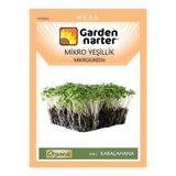 GARDEN NARTER Mikro Yeşillik Için Microgreen Organik Kara Lahana Tohumu Mikro Filiz Tohumu 7 gr 1750 Tohum