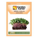 GARDEN NARTER Mikro Yeşillik Için Microgreen Organik Kırmızı Lahana Tohumu Mikro Filiz Tohumu 7 gr 1750 Tohum