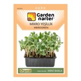 GARDEN NARTER Mikro Yeşillik Için Microgreen Organik Mini Bakla Tohumu Mikro Filiz Tohumu 76 gr 100 Tohum