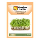 GARDEN NARTER Mikro Yeşillik Için Microgreen Organik Roka Tohumu Mikro Filiz Tohumu 15 gr 7500 Tohum