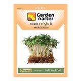 GARDEN NARTER Mikro Yeşillik Için Microgreen Organik Sarı Hardal Tohumu Mikro Filiz Tohumu 15 gr 7500 Tohum