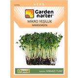 Garden Narter Mikro Yeşillikler İçin Microgreen Organik Turp Tohumu Mikro Filiz Tohumu 15 gr 1700 Tohum - 1 Adet