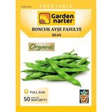 Garden Narter Sırık Boncuk Ayşe Fasulye Tohumu Doğal Organik Tohum Pakette 25 Gr 50 Tohum - 33 Adet