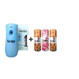 Garden Oda Kokusu Freshmatik, Otomatik Sprey Makine +Gizemli Doğu Bubble Gum Yedek Sprey 260 ml Air Freshener + Otomatik Sprey Yedeği Oda Spreyi Gizemli Doğu Bubble Gum 260 ml x 3 Adet