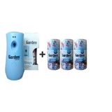Garden Oda Kokusu Otomatik Makine + Oda Sprey Akdeniz Esintisi Bahar Çiçekleri 260 ml x 3 Adet