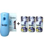 Garden Oda Kokusu Otomatik Makine + Oda Sprey Menekşe Tropik Çiçek Bahar Esintisi 260 ml x 3 Adet