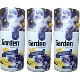 Garden Oda Kokusu Otomatik Oda Sprey Parfüm Bahar Kokusu Menekşe Tropik Çiçek Bahar Esintisi 260 ml x 3 Adet - Mor - Makine Sprey