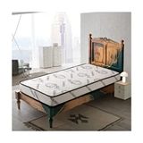 Garden Ortopedik Tek Kişilik Bambu Desenli Yatak 90X190 Yatak - 90 x 190 cm - Beyaz