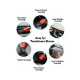GARDENAUTO Araç Temizlik Fırça Seti 5 Adet Oto Detaylı Temizleyici Koltuk Döşeme Kapı Toz Alma Fırçası