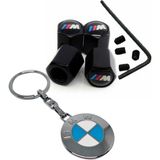 Gardenauto Bmw 3m Logolu Alyanlı Sibop Kapağı ve Mineli Anahtarlık