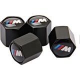 Gardenauto Bmw Sibop Kapağı Alüminyum 4 Adet (Ithal Ürün) - M3 LOGO - Siyah