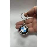 GARDENAUTO Bmw Yazılı Metal Damla Anahtarlık Çift Yönlü (1 ADET)