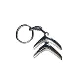 GARDENAUTO Citroen Anahtarlık Metal 3d Metal Otomobil Anahtarlığı - Krom Kaplamalı
