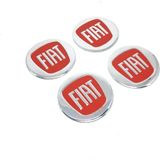 Gardenauto Fiat Jant Göbeği Alüminyum Sticker Yapıştırma 60mm 4'lü Set