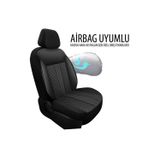 GARDENAUTO Fox deri Direksiyon Kılıfı Sarmalı Dikmeli Kırmızı Dikişli Kokusuz