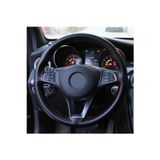 GARDENAUTO Honda Civic 1992-1995 Deri Direksiyon Kılıfı Kokusuz Düz Model Kırmızı Dikişli