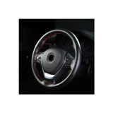 GARDENAUTO Honda Civic 2001-2006 Deri Direksiyon Kılıfı Soft (düz Model) Kırmızı Dikişli