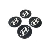 GARDENAUTO Hyundai Jant Göbeği Arma Yapışkanlı 4'lü Set