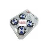 GARDENAUTO Jant Göbeği Arma Bmw 60 Mm Alüminyum 4'lü Set Mavi