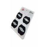 GARDENAUTO Jant Göbeği Arma Chevrolet Alüminyum 54mm. 4'lü Set Siyah