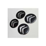 GARDENAUTO Jant Göbeği Arma Citroen Alüminyum 60mm. 4'lü Set Siyah