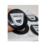 GARDENAUTO Jant Göbeği Arma Dacia Alüminyum 60mm. 4'lü Set Siyah