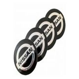 GARDENAUTO Jant Göbeği Arma Nissan Alüminyum 60mm. 4'lü Set Siyah Orjinal Tip