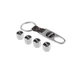 GARDENAUTO Jeep Compass Paslanmaz Çelik Sibop Kapağı Ve Anahtarlık Seti Krom Renk