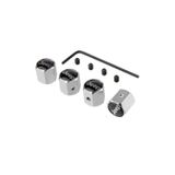 GARDENAUTO Jeep Wrangler Krom Renk Kilitli Metal Sibop Kapağı