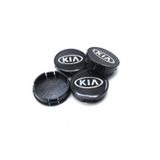GARDENAUTO Kia Siyah Jant Göbeği (58mm-55mm)