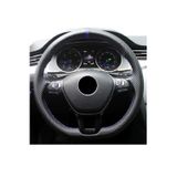 GARDENAUTO Opel Corsa E Karbon Direksiyon Kılıfı Mavi Yüzüklü