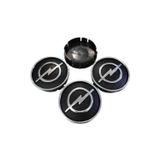 GARDENAUTO Opel Kabartma Geçme Jant Göbeği Gri 4'lü 60mm-55mm