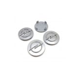 GARDENAUTO Opel Kromlu Bombeli Geçme Jant Göbeği Gri 4'lü 58/64mm